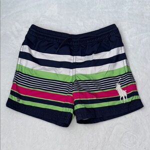 Polo Ralph Lauren Striped Swim Shorts with Logo